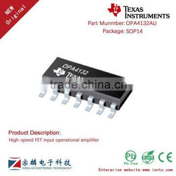 Genuine Original OPA4132AU SOP14 OPA4132 Operational Amplifier