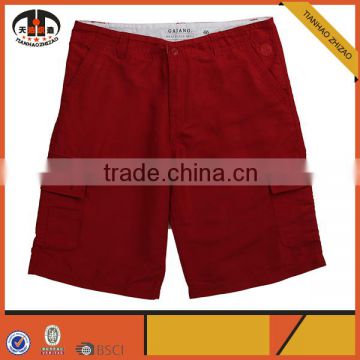 Comfort Cotton Red Camo Cargo Shorts Men Half Pants Jeans for Wholesale