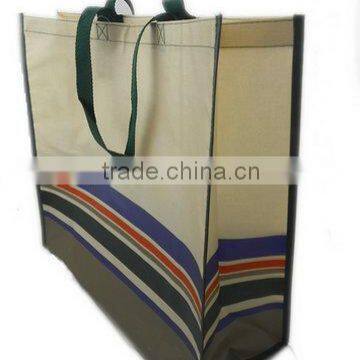 Professional custom pp non woven with laminated promotional shopping bag