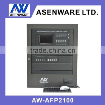 2 wire bus system addressable fire panel for fire alarm system