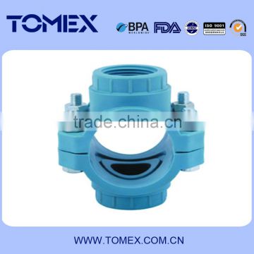ISO 9001 pp compression fitting pp clamp saddles made in China shanghai
