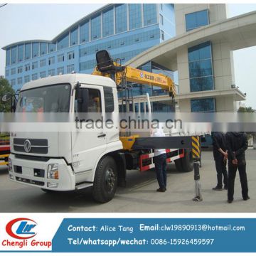 6 tons truck crane log truck with crane