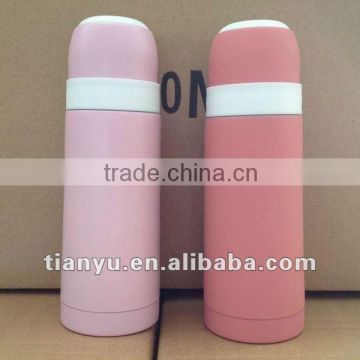 Different color stainless steel vacuum bottle with cup 350ml & 500ml
