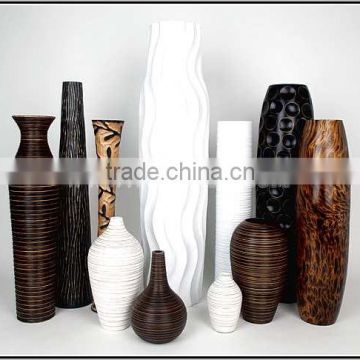 Floor bamboo vase, Lacquer bamboo decor vases
