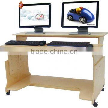 School Kids Wooden Computer Table