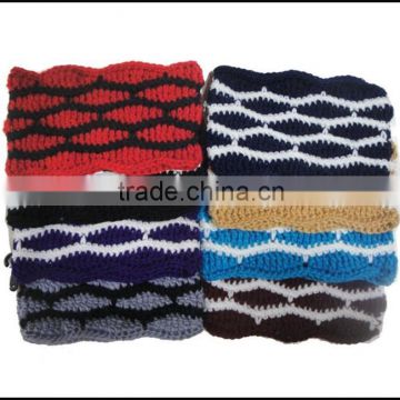 Warmer Headwrap,NEW Women's Diamond Cross Knitted Headband Crochet Hairband Ear Warmer Headwrap