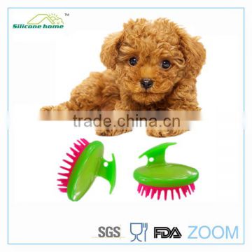 Fashionable design silicone pet cleaning brush