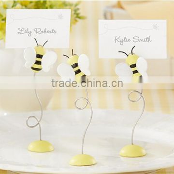 wedding party favor and decoration-- Baby Bee Place Card Holder