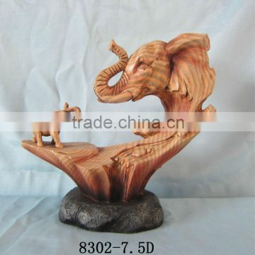 2014 New designs mother and baby elephant figurine
