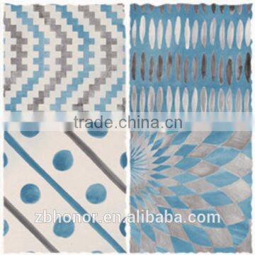 2016 C05 blue color 30x30 wall tiles simple design for sale semi-polish