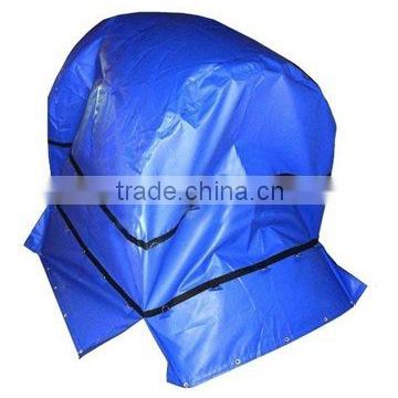 Coil Bag Tarp w/ Chain Flaps for Flatbed Truck