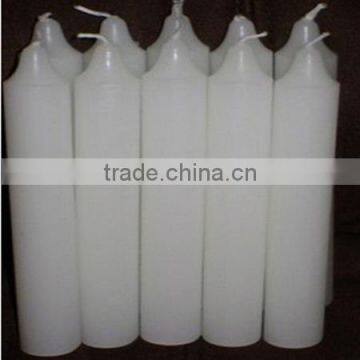 white long and thin household candle