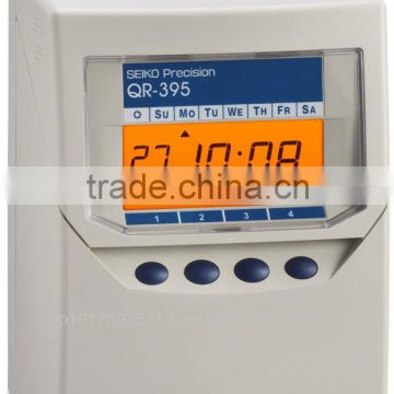 Time Recorder QR-395 with key lock for security use