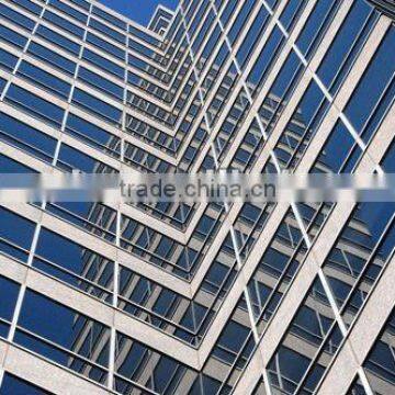 aluminium curtain wall widely use in commerce building