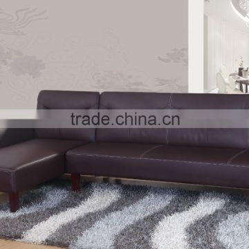New design folding leather sofa bed