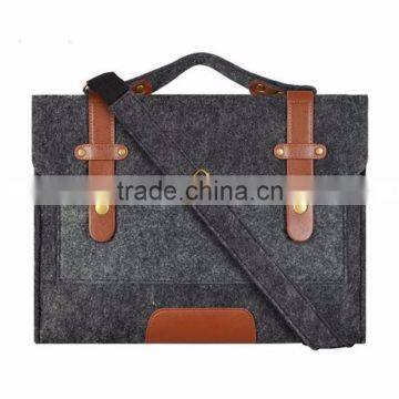 Hot selling best quality fashion felt 13.3 inch laptop bag