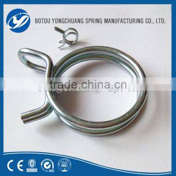 China supplier Galvanized Steel Double Wire Hose Clamp