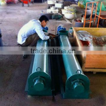 Simple structure inclined screw conveyor machine with ISO