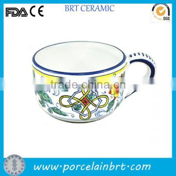 Italy Style Colorful Ceramic Tea Cup