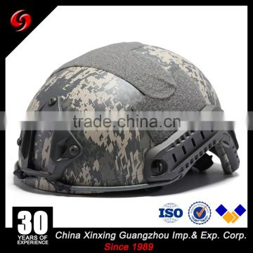 Military PE tactical army 3mm thickness nij 3a .44 camouflage helmt ach bulletproof helmet