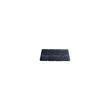 IP65 dynamic sealed ruggedized silicone industrial keyboard with function keys,military optional