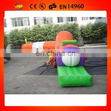 Inflatable train obstacle course