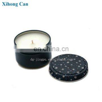Custom Printed Round Candle Gift Packaging Tin Boxes