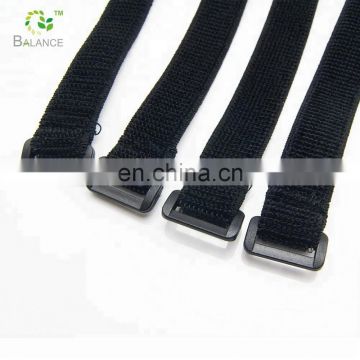 hook and loop with buckle strap