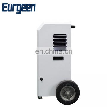 130L/day High Quality Factory Price Portable Industrial Air Dehumidifier With Big Wheels