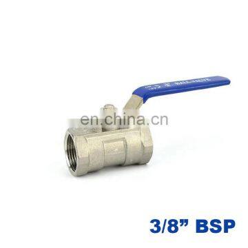 GOGO High quality 1PC Ball valve Stainless steel SS304 201 SS316 Small Ball Valve DN10 Female thread 3/8" BSP 2 way valve