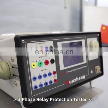 High quality three-phase relay test kit high accuracy 3 phase protection relay tester