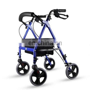 2021 Aluminum german carbon wheel rollator for elderly  walker with wheels