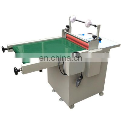 Double sided hydraulic film roll laminating machine with adjustable pressure