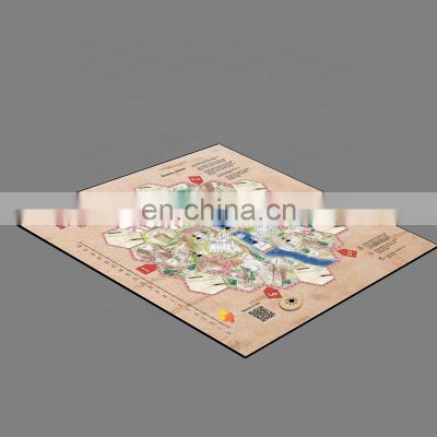 Family  board games 2020 with guidebook chips and coins
