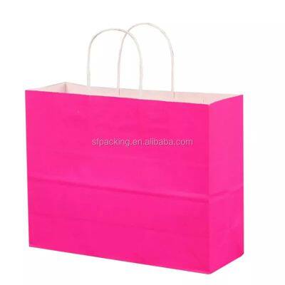 OEM printed kraft paper bags with custom logo