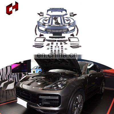 CH New Design Vehicle Parts Engineer Hood Front Lip Support Body Kit For Porsche Cayenne Coupe 2018-2021 to Turbo Coupe