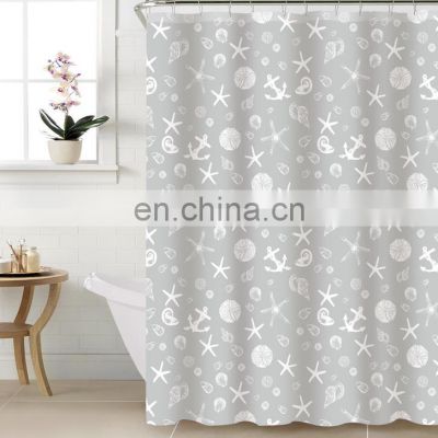 Shower curtains bathroom waterproof custom peva fashion shower curtain