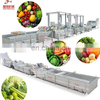 CE certificated salad vegetable washing cutting processing machinery
