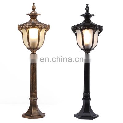 Hot sale antique outdoor street lamp aluminum garden lamp post classic garden light, street lighting outdoor