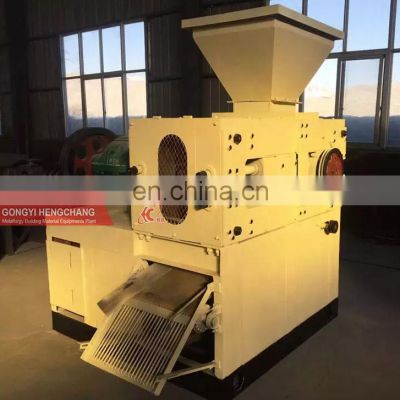 Small charcoal ball briquette manufacturing machine chine press coal charcoal briquette making diesel engine machine price