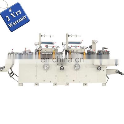 UTM420D Adhesive sticker Double Unit Head Automatic Flatbed label Die Cutter Machine with hot foil stamping online