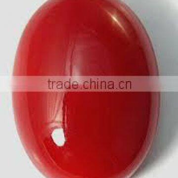 red Coral cabachon