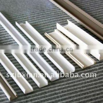 Various shapes PC/PVC Plastic Extrusion LED profile