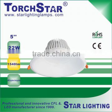 5 inch 22W LED ceiling light 3 years warranty DL-I5-22W-03