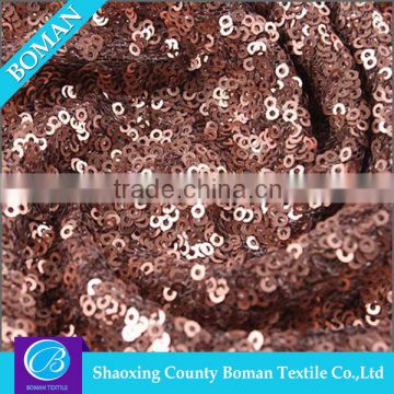 wholesale fabric china Latest design Fancy Knitted sequin fabric for dresses