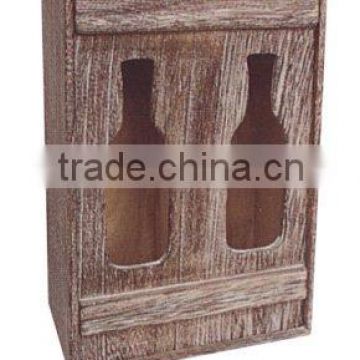 Double wooden wine box,crafts:BF09189