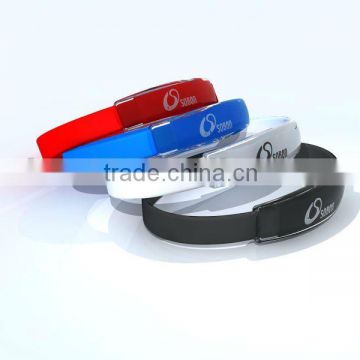 Fashionable Germanium Titanium Anion Sports Silicone energy excel bracelet