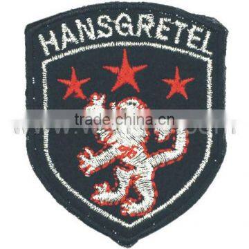 Embroidery patch for decoration badge