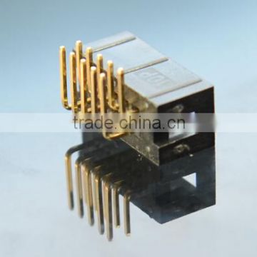 Pitch: 2.54mm Hot-Sale Box header Right Angle Dip Type