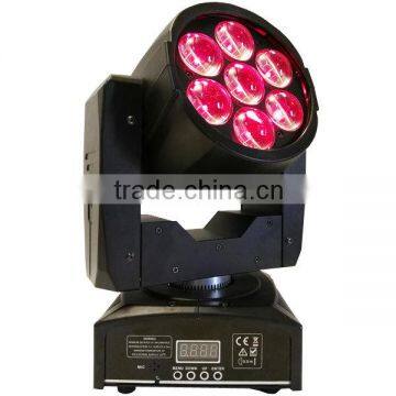 7x12w rgbw led stage light / zoom led moving head light